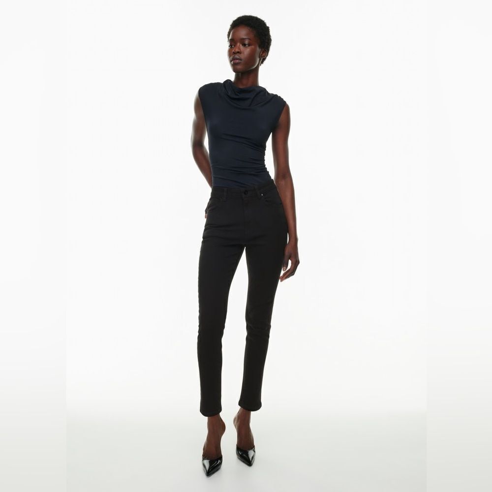 NWT Aritzia Ten Black Motive Skinny Jeans Size 28 Short